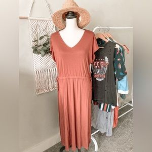Old navy ribbed midi dress